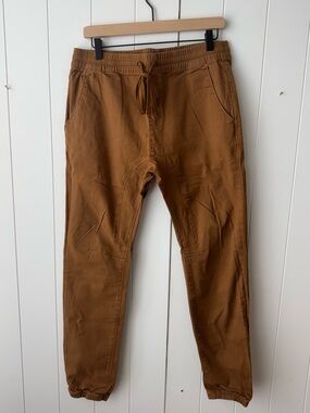 PacSun Men's Brown Drawstring Jogger Pants